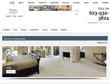 Tablet Screenshot of floorswest.net